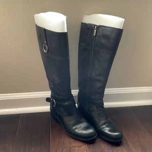 Black riding boots/tall boots